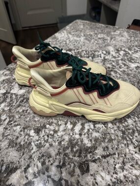 adidas ozeeego maroon and green